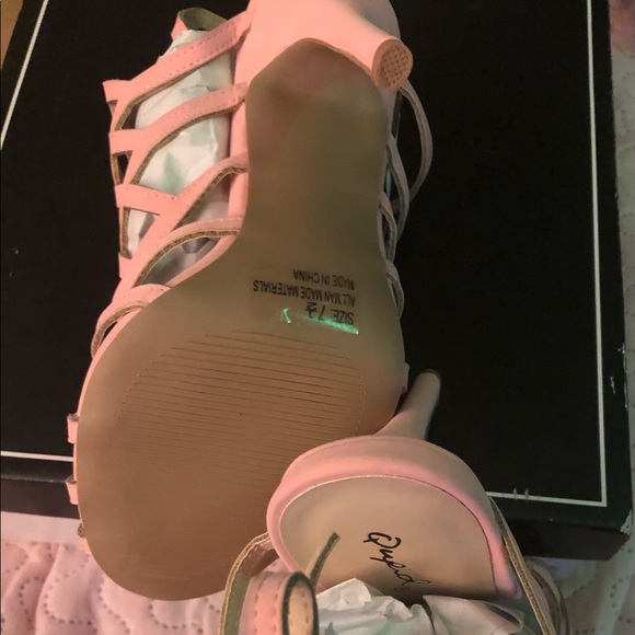 Quips ARA-71 Dress Sandal Rose Pink Nubuck 7 1/2 - Picture 2 of 5